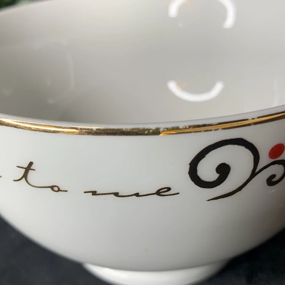 Pier 1 porcelain “12 days of Christmas” soup / cereal bowl